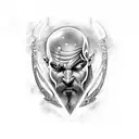 kratos y Atreus tattoo design idea