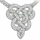 bdsm infinity knot tattoo design idea
