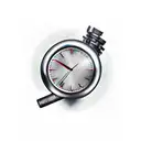 Car Piston with Clock tattoo design idea