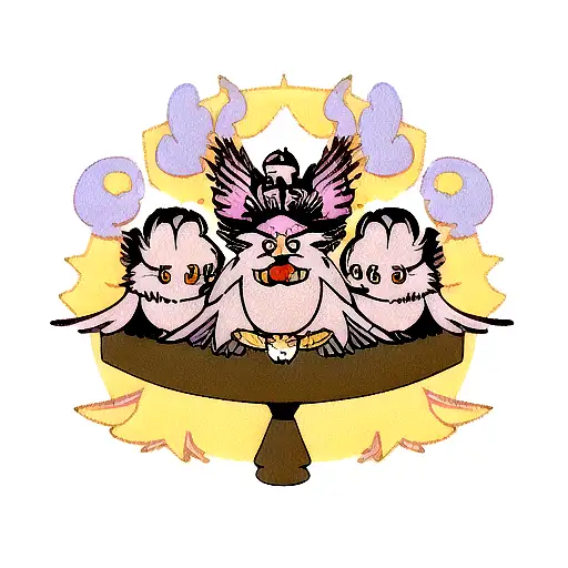 Stolas from helluva boss tattoo design idea