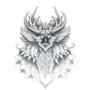 Stolas from helluva boss tattoo design idea