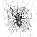 Spider Web tattoo design idea