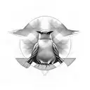 blackbird tattoo design idea