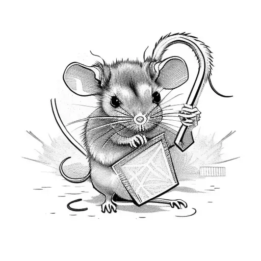 vicious rat in search of revenge. Your discontent has accumulated due to the ruthless treatment of your tribe, and now i tattoo design idea