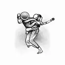 A jiu jitsu fighter executing a perfect arm lock tattoo design idea