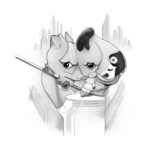 friends tv show  tattoo design idea