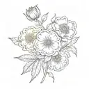 buttercup tattoo design idea