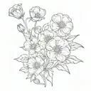 buttercup tattoo design idea