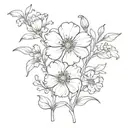 buttercup tattoo design idea