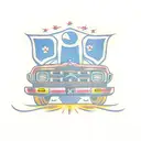 station wagon tattoo design idea