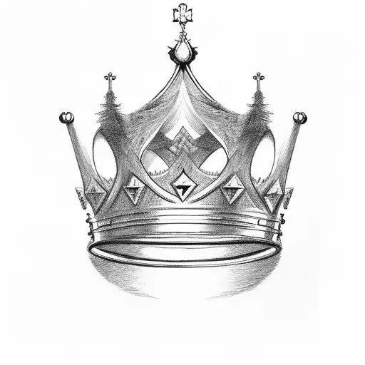 King's Crown tattoo design idea