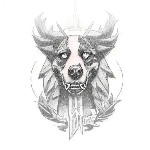 Post Malone themed tattoo tattoo design idea