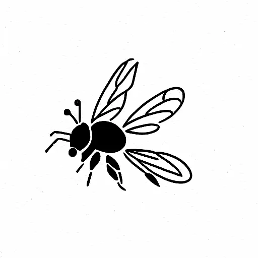 Honey Bee tattoo design idea