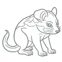 Kristine Aries Baby Tazmanian Devil JK tattoo design idea