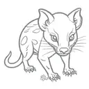 Kristine Aries Baby Tazmanian Devil JK tattoo design idea