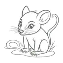 Kristine Aries Baby Tazmanian Devil JK tattoo design idea