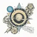 pale blue dot carl sagan tattoo design idea