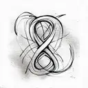 Infinity Symbol tattoo design idea