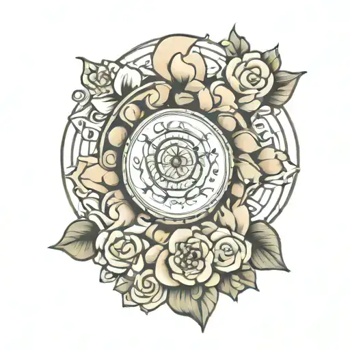 imperfect circle tattoo tattoo design idea