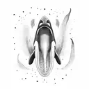 killer whale tattoo design idea
