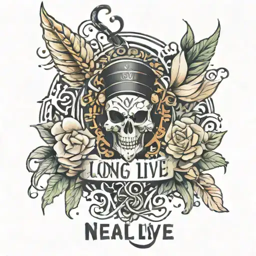 long live Neal   tattoo design idea