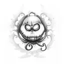 nightmare before christmas tattoo design idea