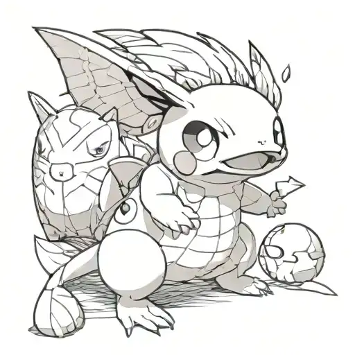alternative pokemon tattoo design idea