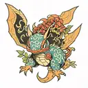 alternative pokemon tattoo design idea