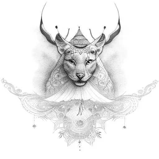 Gypsy  tattoo design idea