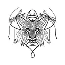 Gypsy  tattoo design idea