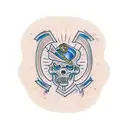 blue collar  tattoo design idea