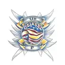 blue collar  tattoo design idea