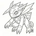digimon tattoo design idea