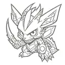 digimon tattoo design idea