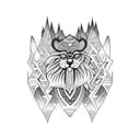 magic mountain  tattoo design idea