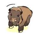 Bison tattoo design idea