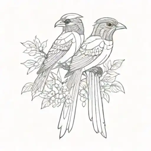 cuba trogon tattoo design idea