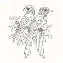 cuba trogon tattoo design idea
