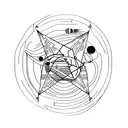 libra constellation tattoo design idea