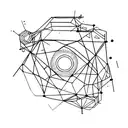 libra constellation tattoo design idea