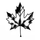 Maple Leaf tattoo design idea