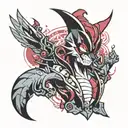 Hazbin Hotel tattoo design idea