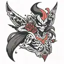 Hazbin Hotel tattoo design idea