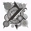 perseverance  tattoo design idea