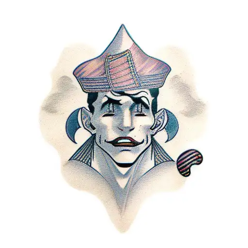 hisoka tattoo design idea