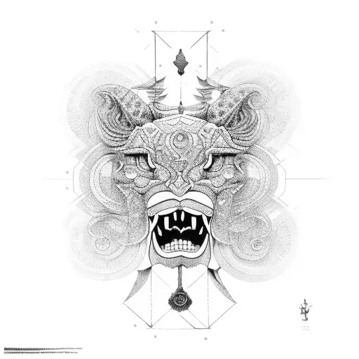 Peruvian textiles tattoo design idea