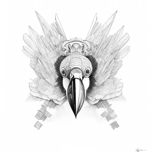 Andean condor tattoo design idea