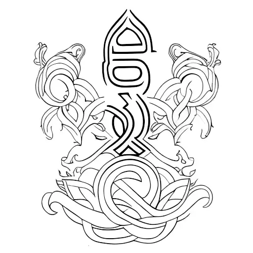 Cruz são bento tattoo design idea