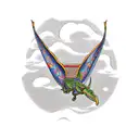 pterodactyl tattoo design idea