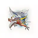 pterodactyl tattoo design idea